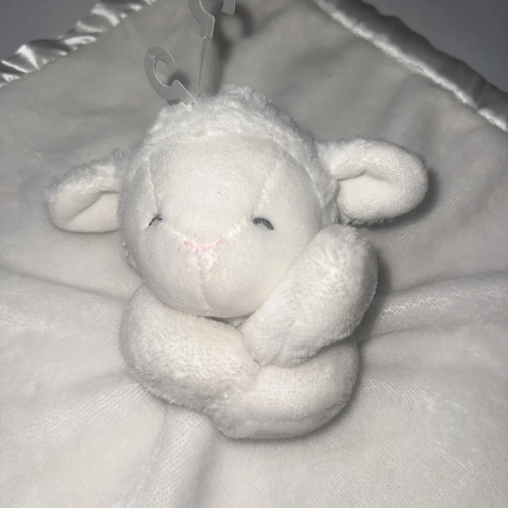 Baby‎ Lovey Security Blanket , White Lamb